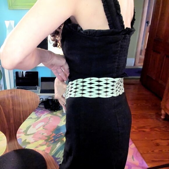 Linea Pelle Mint Wide Waist or Hip Belt Size S - Picture 6 of 7